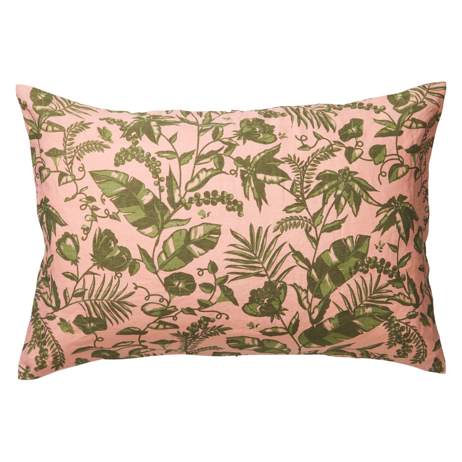Safia Linen Pillowcase Set - Martini