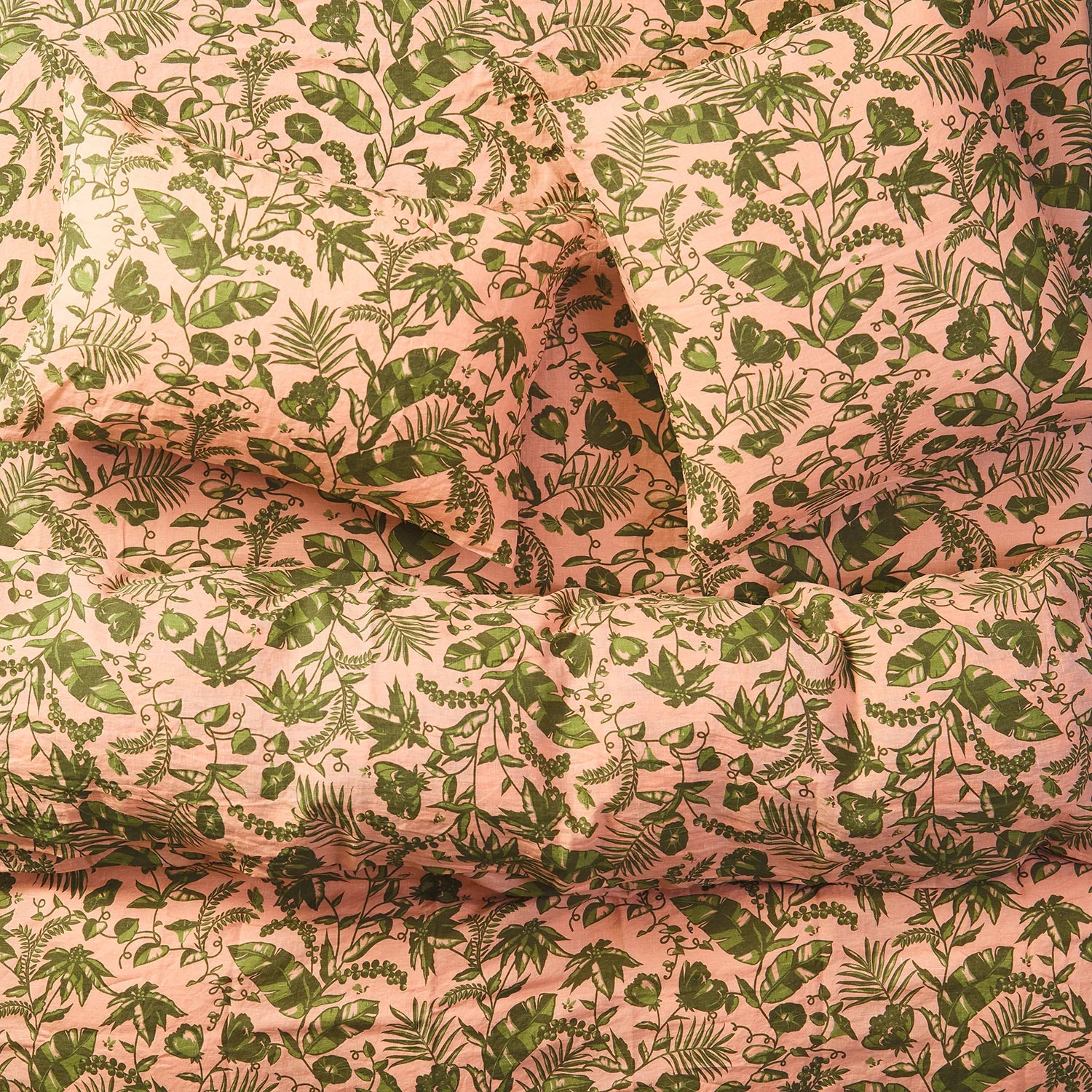 Safia Linen Pillowcase Set - Martini