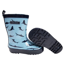 Load image into Gallery viewer, Shark Print Gumboots
