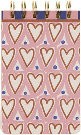 A Dopo Hearts Twin Wire Notepad