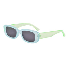 Load image into Gallery viewer, Jelly Blue / Lime Green Sunglasses
