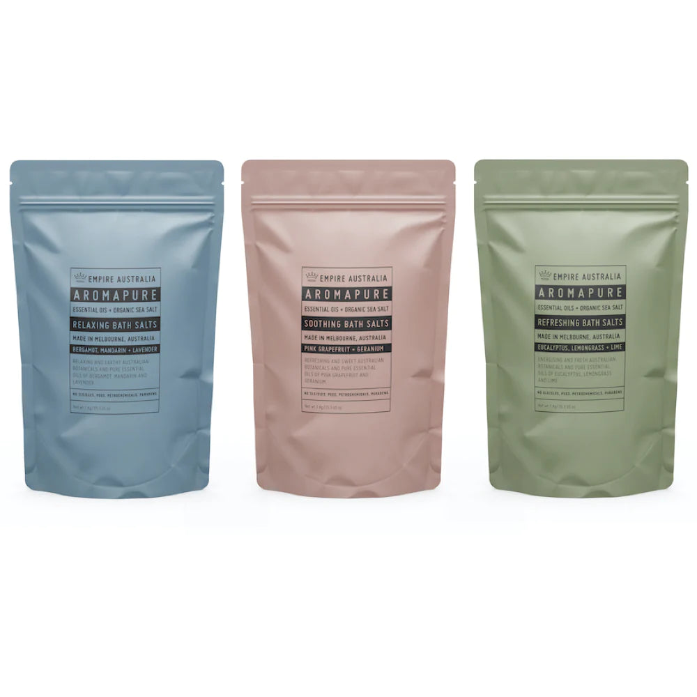 Aromapure Bath Salts - Pink Grapefruit & Geranium 1kg