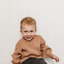 Load image into Gallery viewer, Rib Knit Sweater Organic Cotton Blend Sirocco
