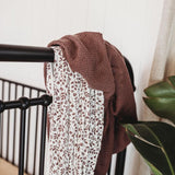 Baby Heritage Blanket - Organic Cotton - Mulberry