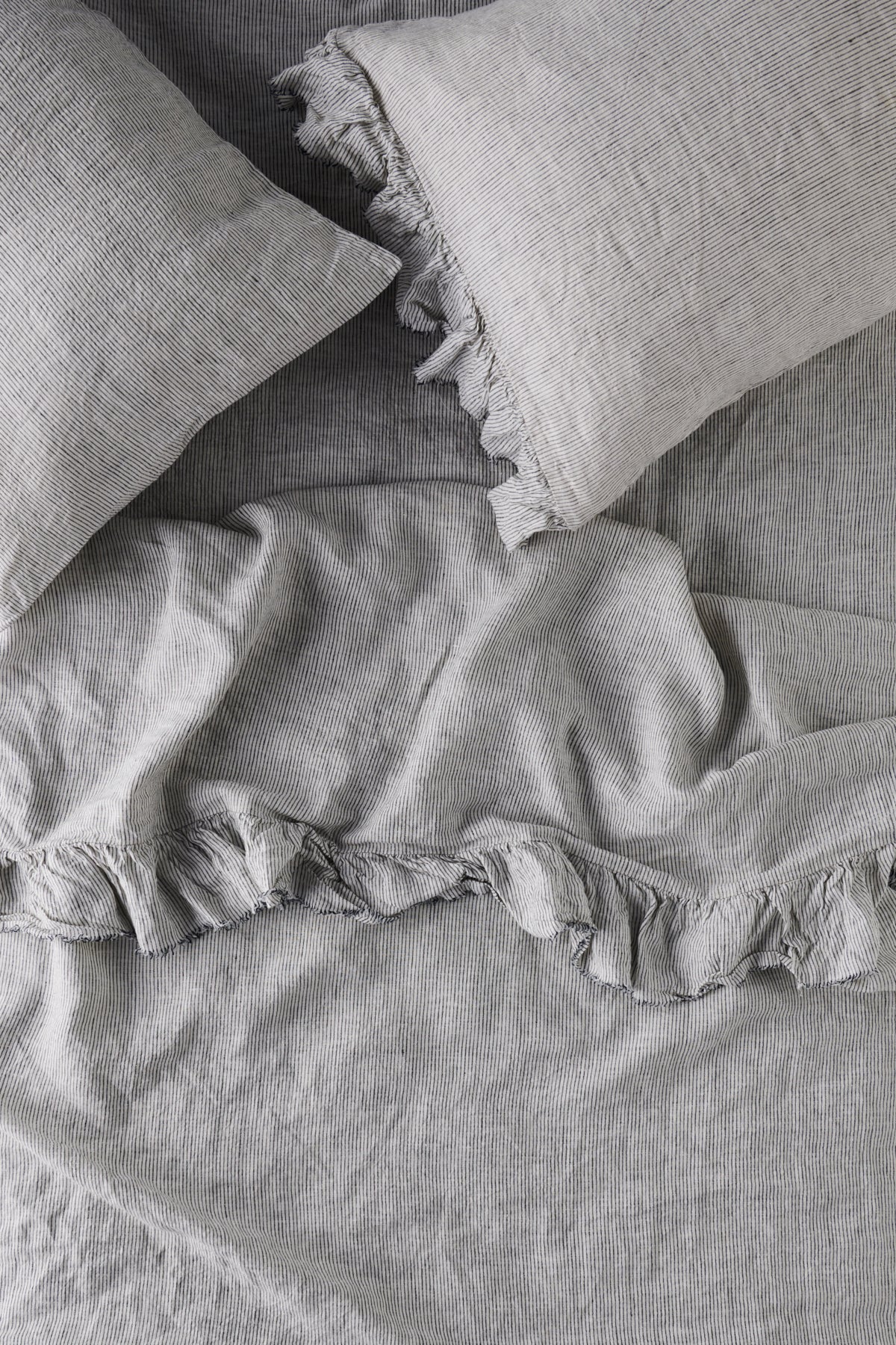 Pinstripe Fitted Sheet King