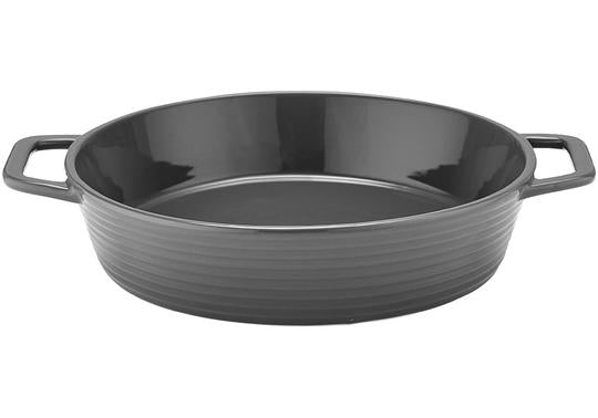 Homestead Charcoal 25cm Round Handled Baking Dish