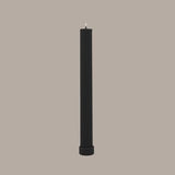 Column Pillar Candles Duo - Black