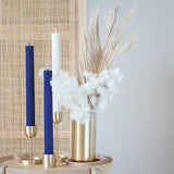 Column Pillar Candle Duo - Blue