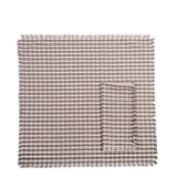 Grey  Gingham Napkin Set of 4