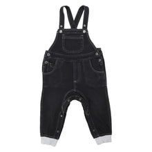 Load image into Gallery viewer, Stretch Denim Overalls Charcoal
