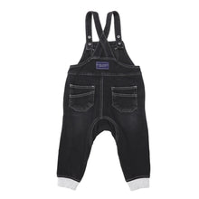 Load image into Gallery viewer, Stretch Denim Overalls Charcoal

