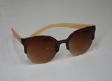 Brown Bamboo Sunglasses WPB1035