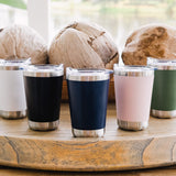 Coffee Mug Stainless Steel - White