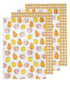 Printed Sweet Fruit 4 Pack Kitchen Towel