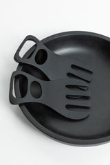 Claw Salad Servers Matte Black