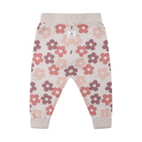 Organic Jacquard Knit Pant Blooming