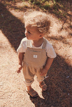 Load image into Gallery viewer, Cord Overalls Oat
