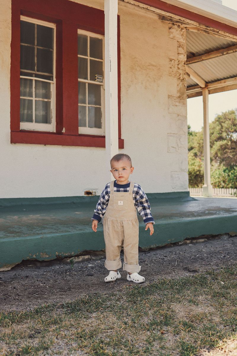 Cord Overalls Oat