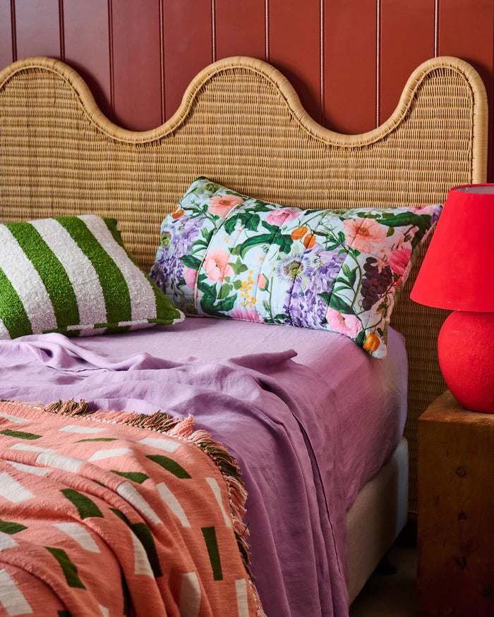 Spring In The Air Reversible Linen Quilted Pillowcases