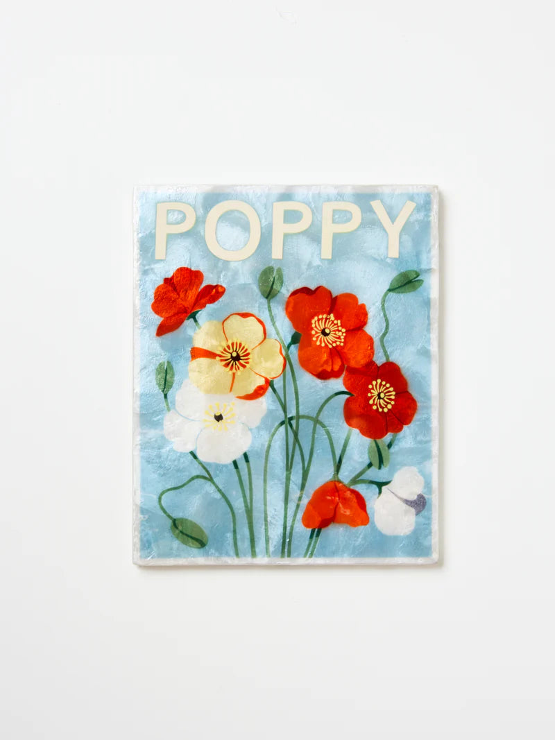 Market Poppy Wall Tile