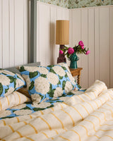 Hydrangea Blue Organic Cotton Pillowcase