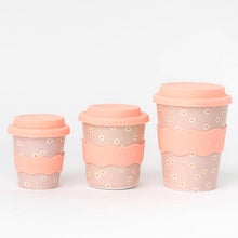 Load image into Gallery viewer, Pink Daisy Babychino Cup 4oz
