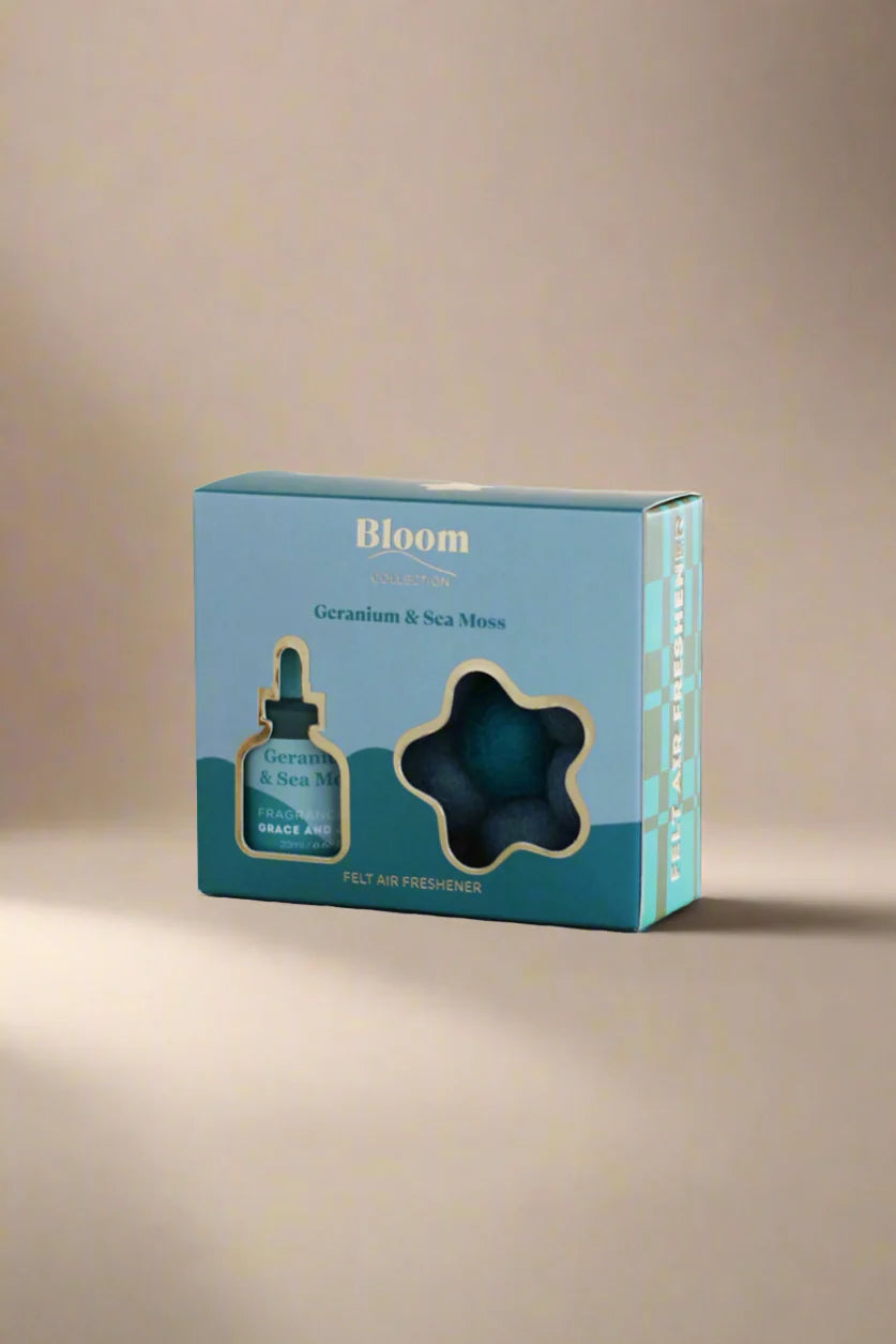 Geranium & Sea Moss Felt Air Freshener