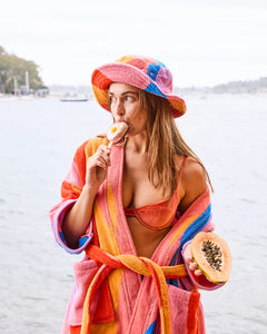 Surfs Up Terry Mini Bath Robe