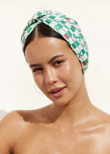 Load image into Gallery viewer, AMELIE Shower Cap in Green Check
