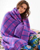 Pink Punch Check Blanket