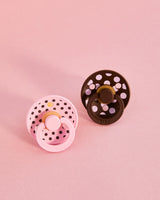 Studio Polka Pacifier 2pk - Baby Pink/Mocha
