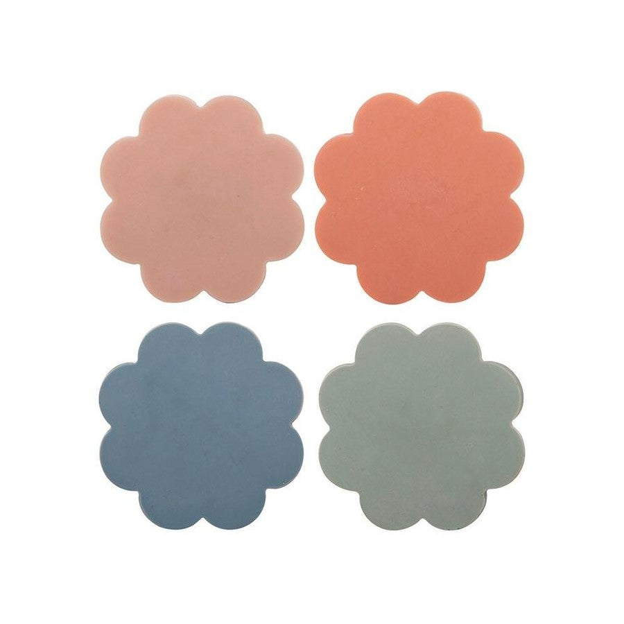 Panama Flower 4pk Coaster