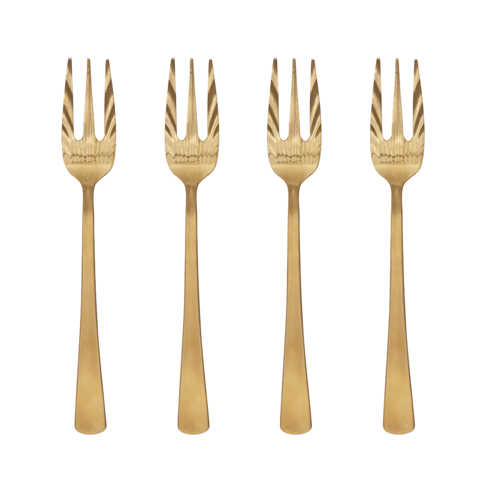 Gold Forks Set of 4