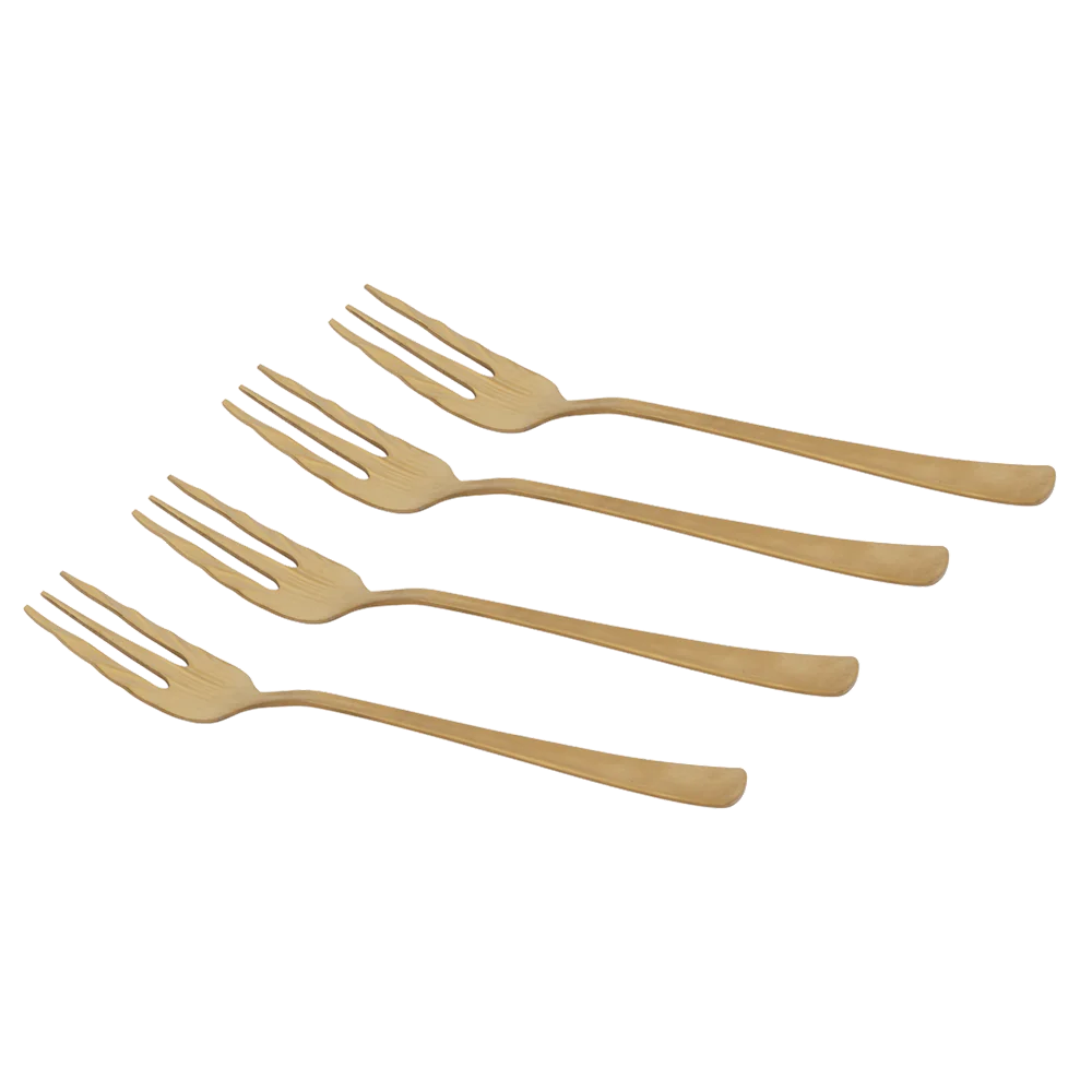 Gold Forks Set of 4