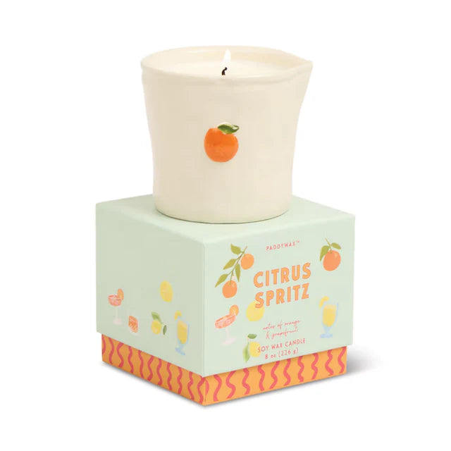 Bistro Ceramic Candle - Citrus Spritz