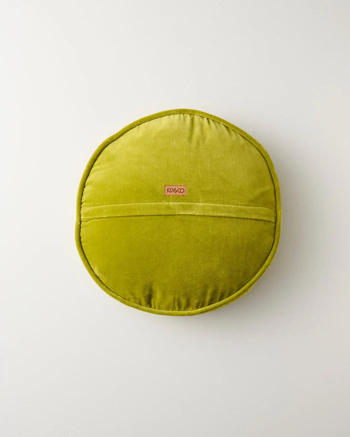 Pear Velvet Pea Cushion