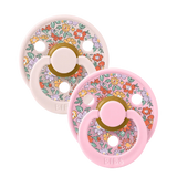 BIBS x LIBERTY Colour Pacifier 2pk - Oscar Meadow/Petal Mix
