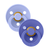 Colour Round Pacifier 2pk - Hush/Grape
