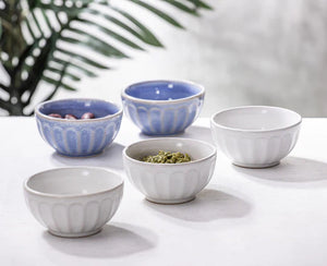 Marguerite Powder Blue Dip Bowl