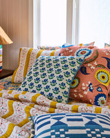 Kip & Co x Anna Spiro Indian Summer White Embroidered Cushion