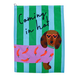 Coming in Hot Tea Towel