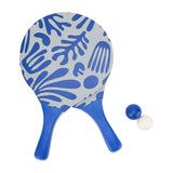 Beach Bat & Ball Set Blue Coral