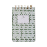 Twin Wire Notepad Green Vine