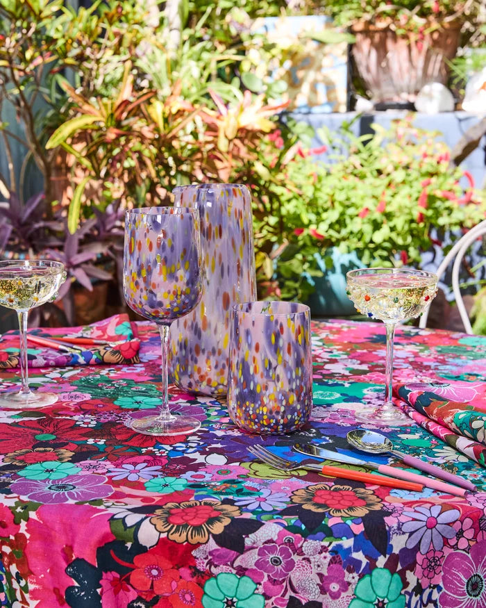 Kip&Co x Romance Was Born Flower Power Cocktail Glass 2P Set