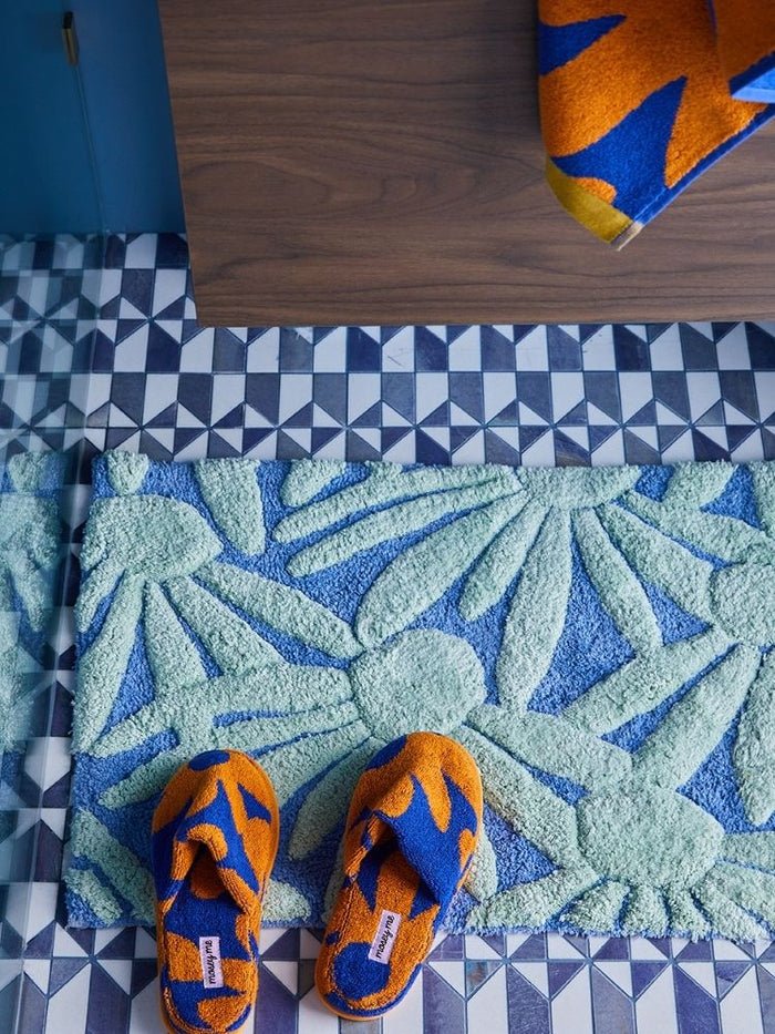 Margarita Blue Bath Mat