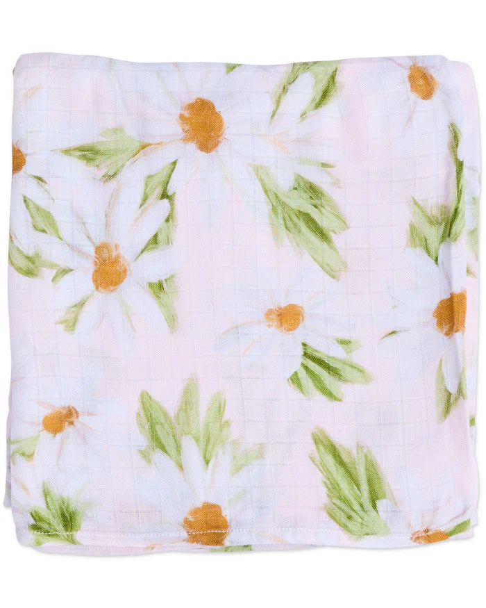 Sweet Daisy Bamboo Swaddle