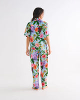 Spring In The Air Adult Organic Cotton Short Sleeve Shirt & Pant Pyjama Set