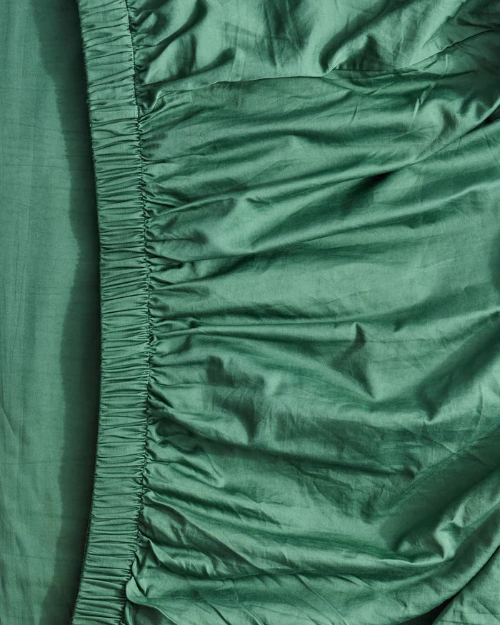 Glow In Fern Bamboo Cotton Fitted Sheet
