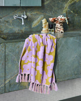 Big Flower Terry Hand Towel