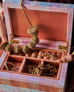 Tutti Frutti Velvet Jewellery Box Small